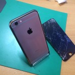 iPhone６ガラス割れ交換修理画像背面