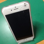iPhone６ガラス割れ