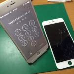 iPhone６Plusガラス割れ修理後