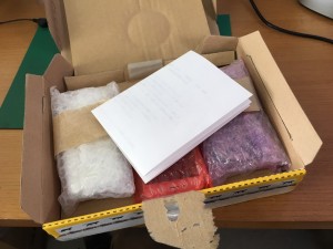 届いた２